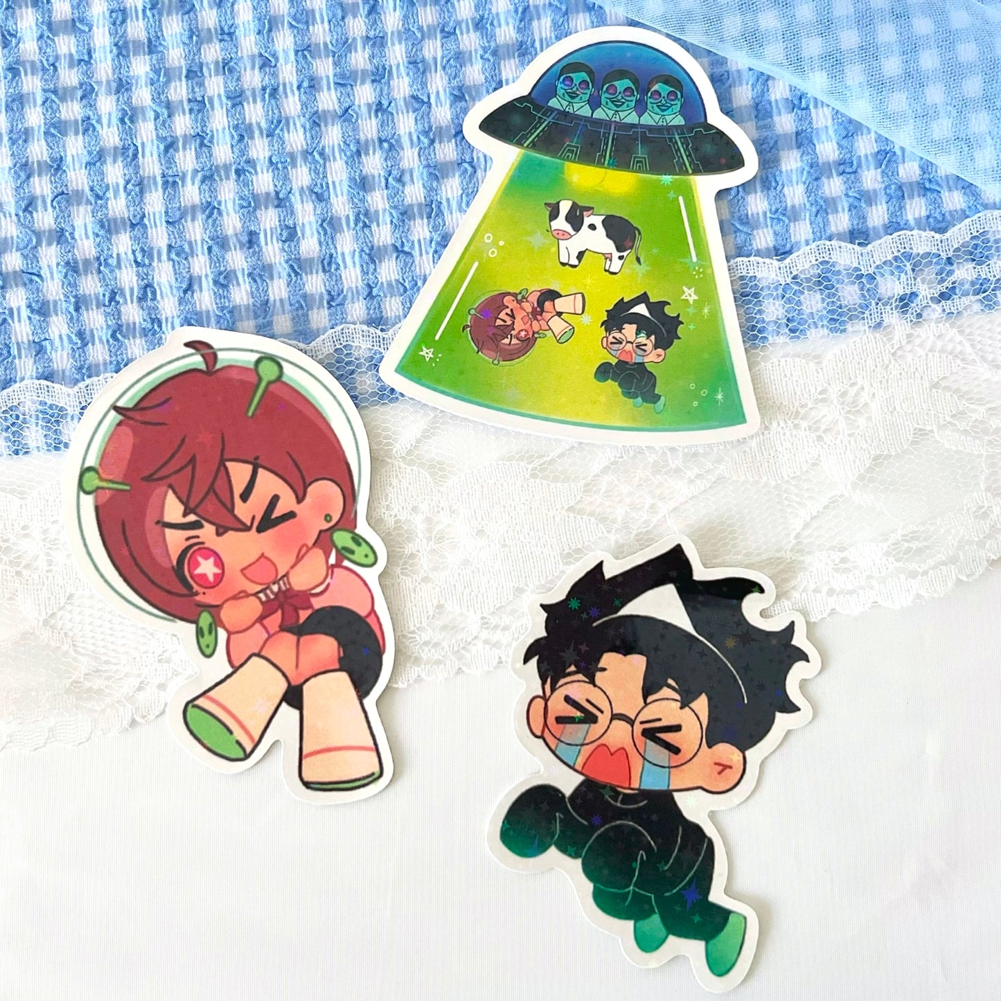 Dandadan Holo Stickers