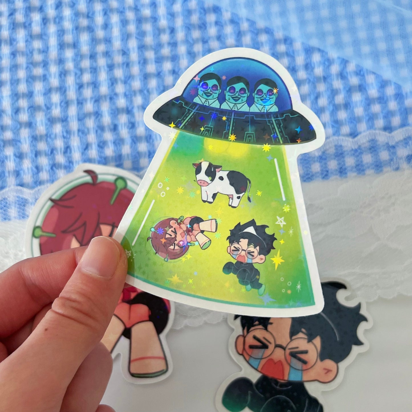 Dandadan Holo Stickers