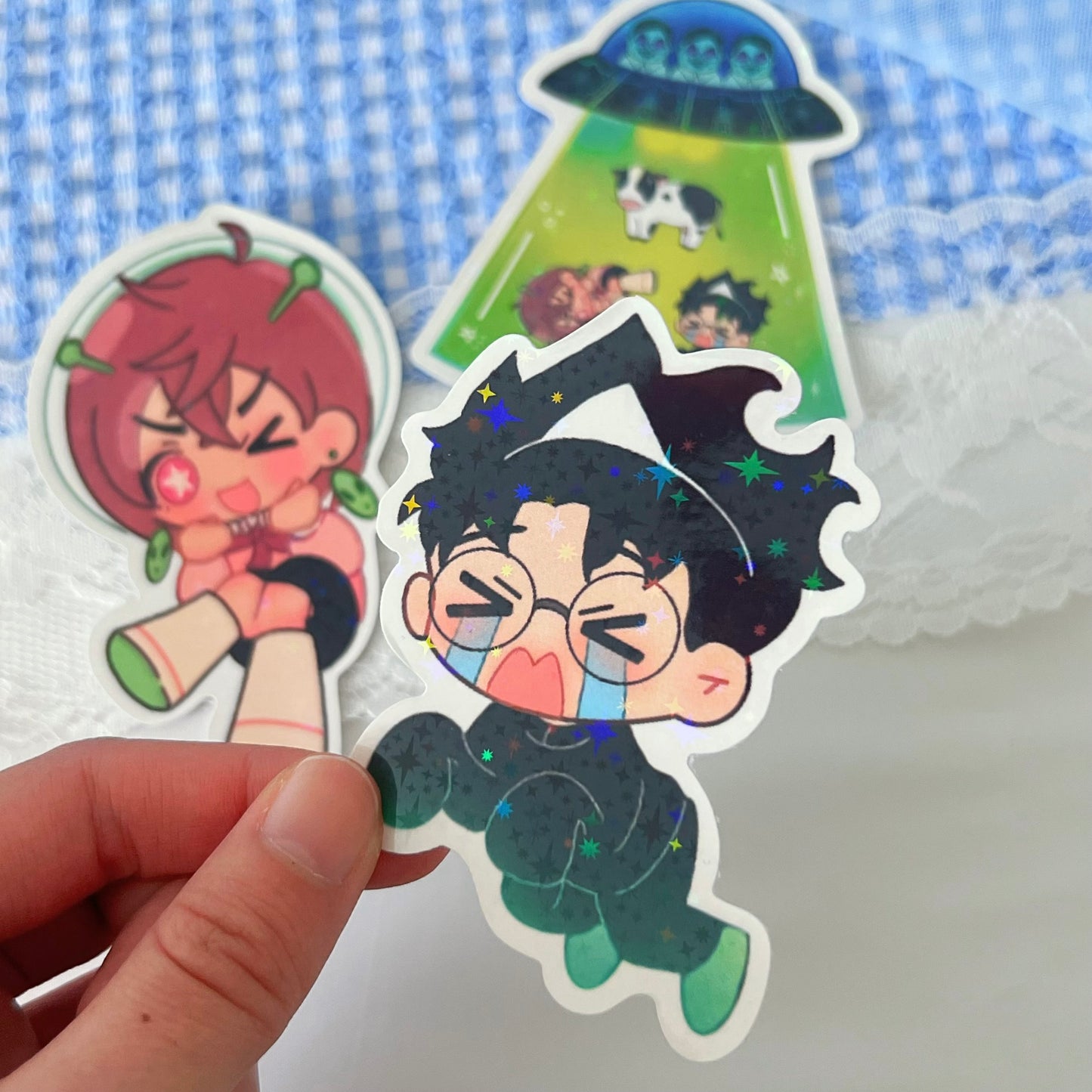 Dandadan Holo Stickers