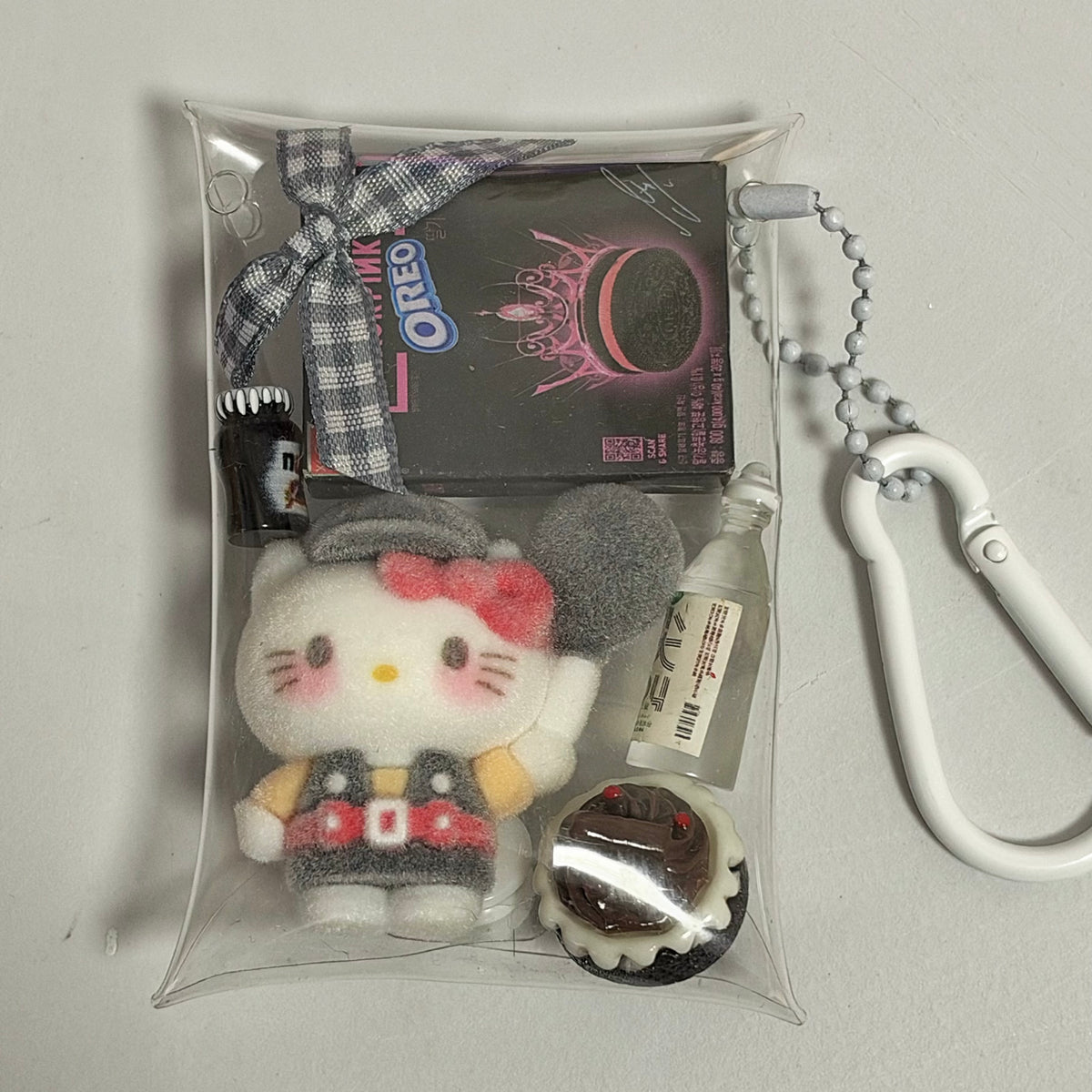 Hello kitty black trinket pouch