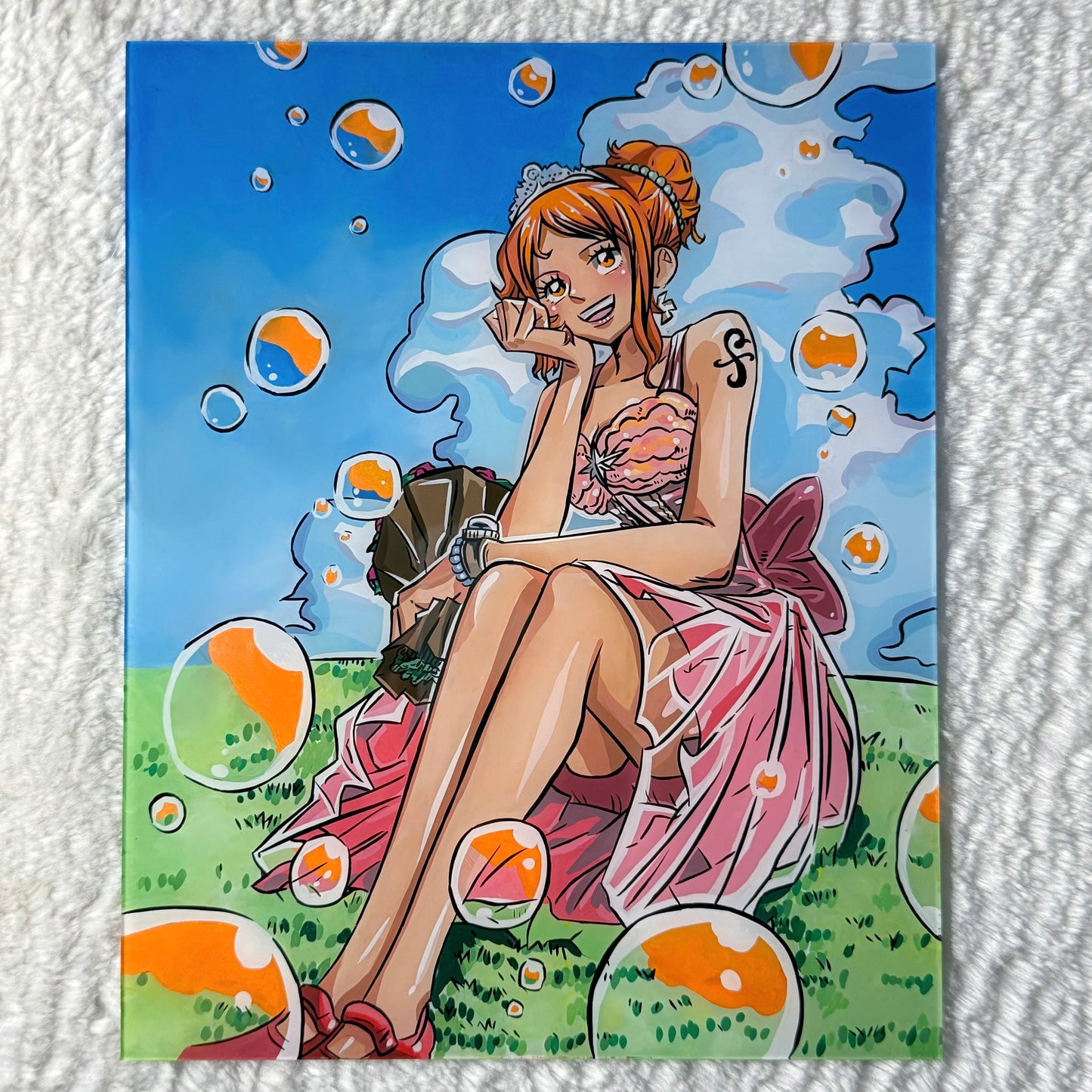 Nami Glasspainting