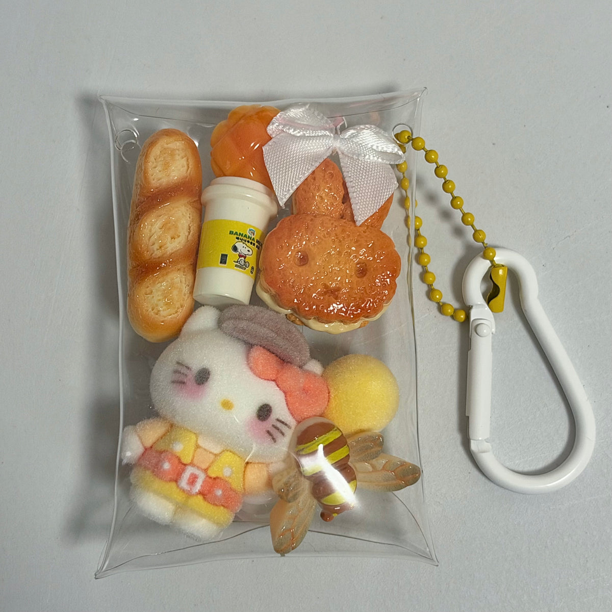 Hello kitty orange trinket pouch