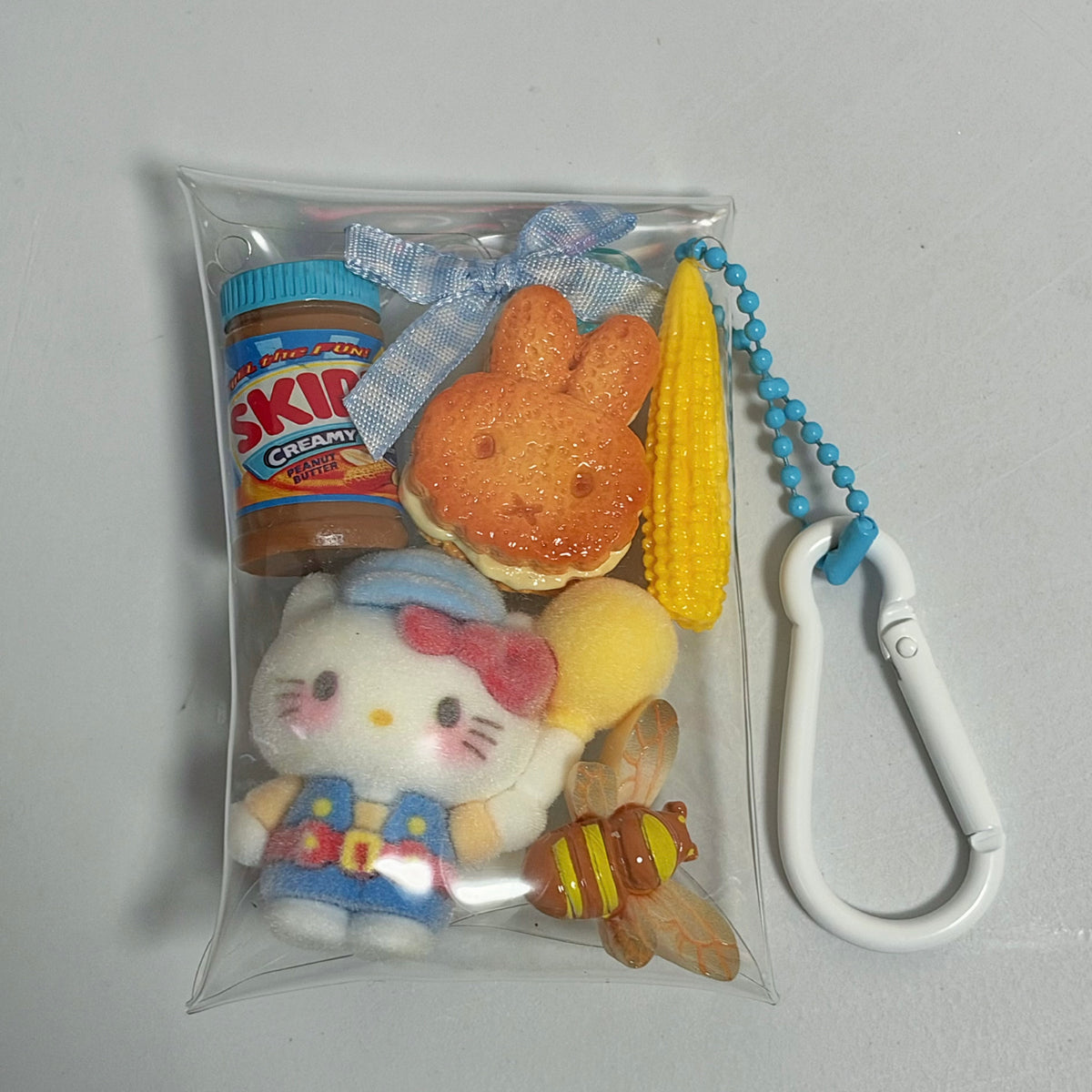 Hello kitty blue 2 trinket pouch