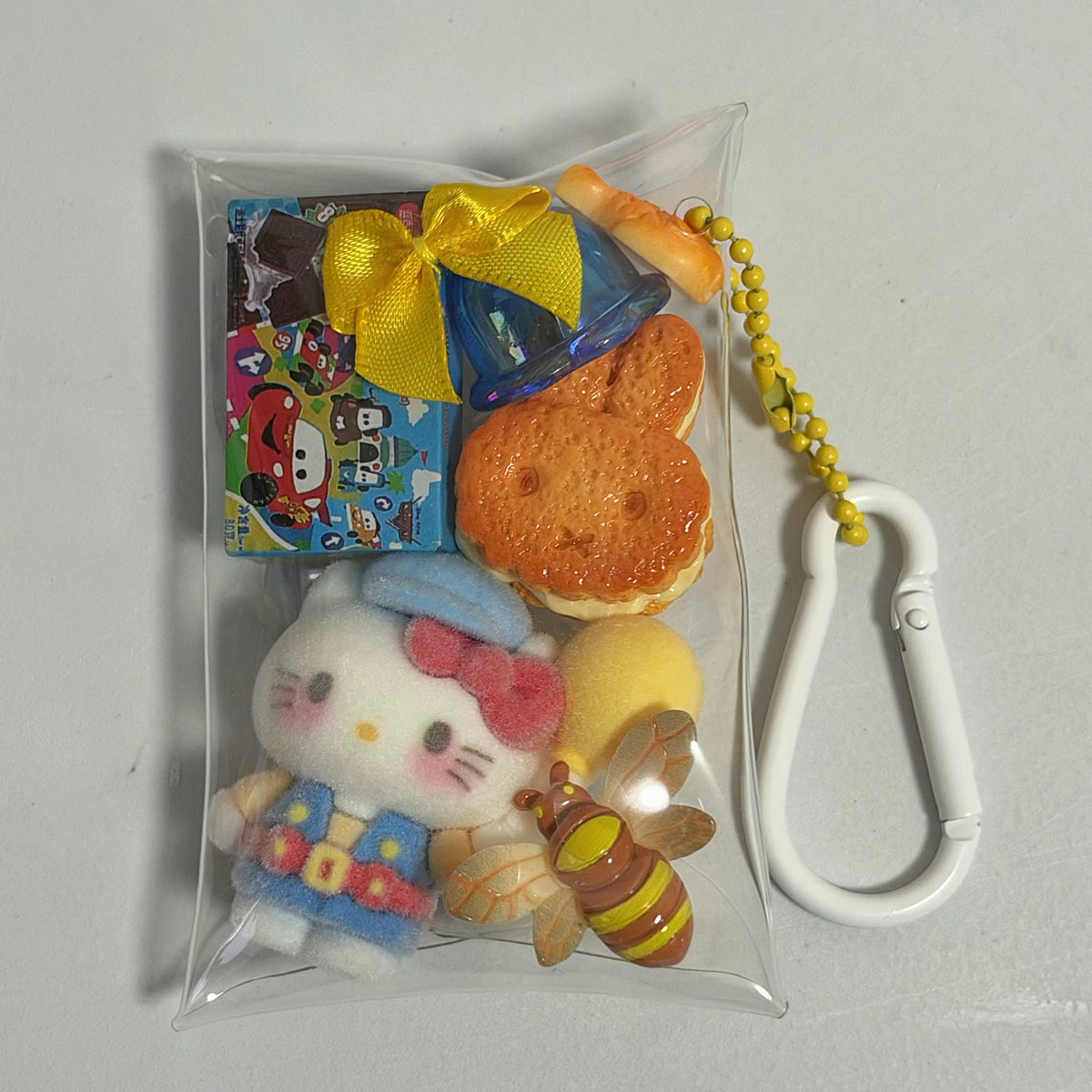 Hello kitty blue 3 trinket pouch