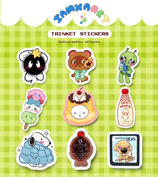 Trinket stickers