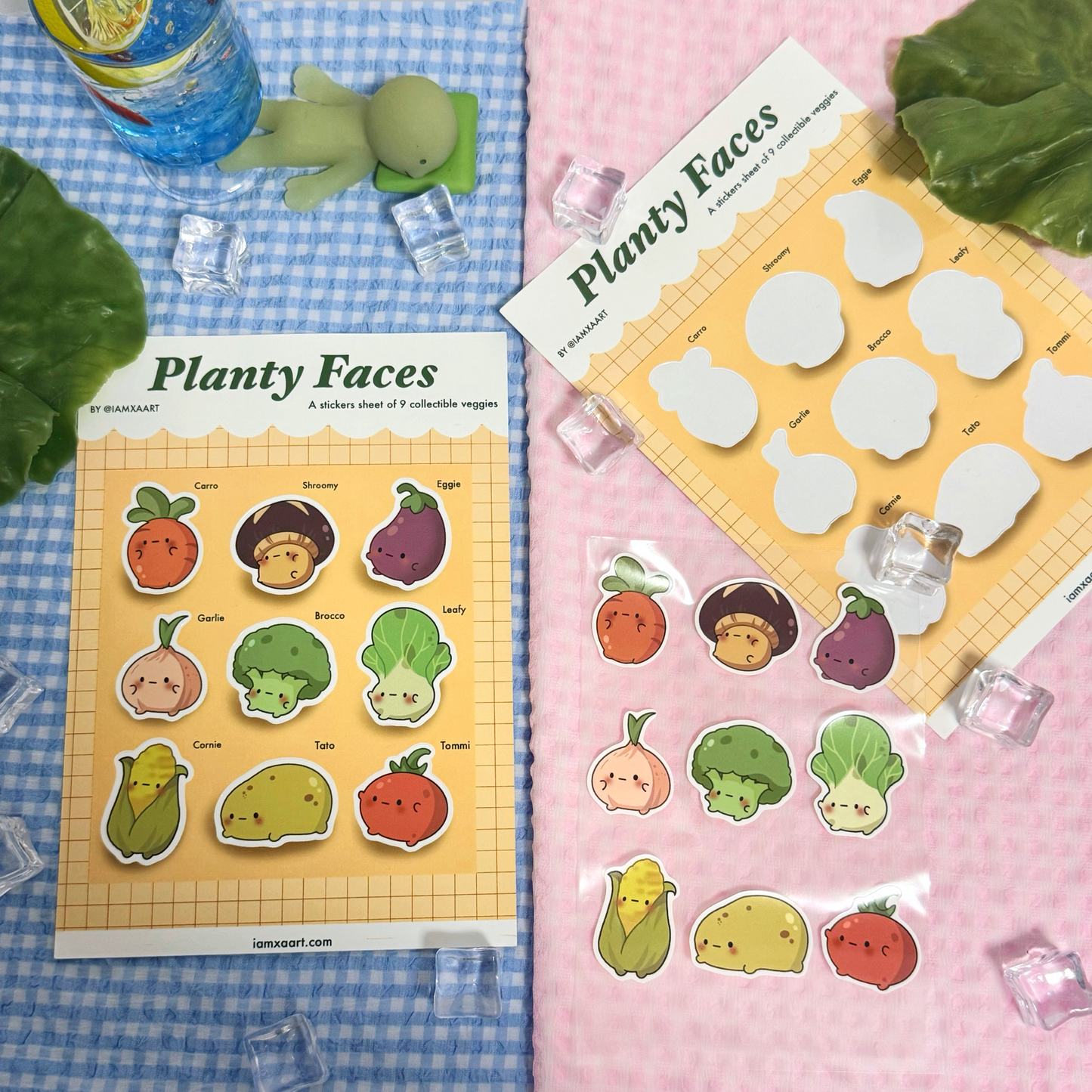 Planty Face Stickers Sheet