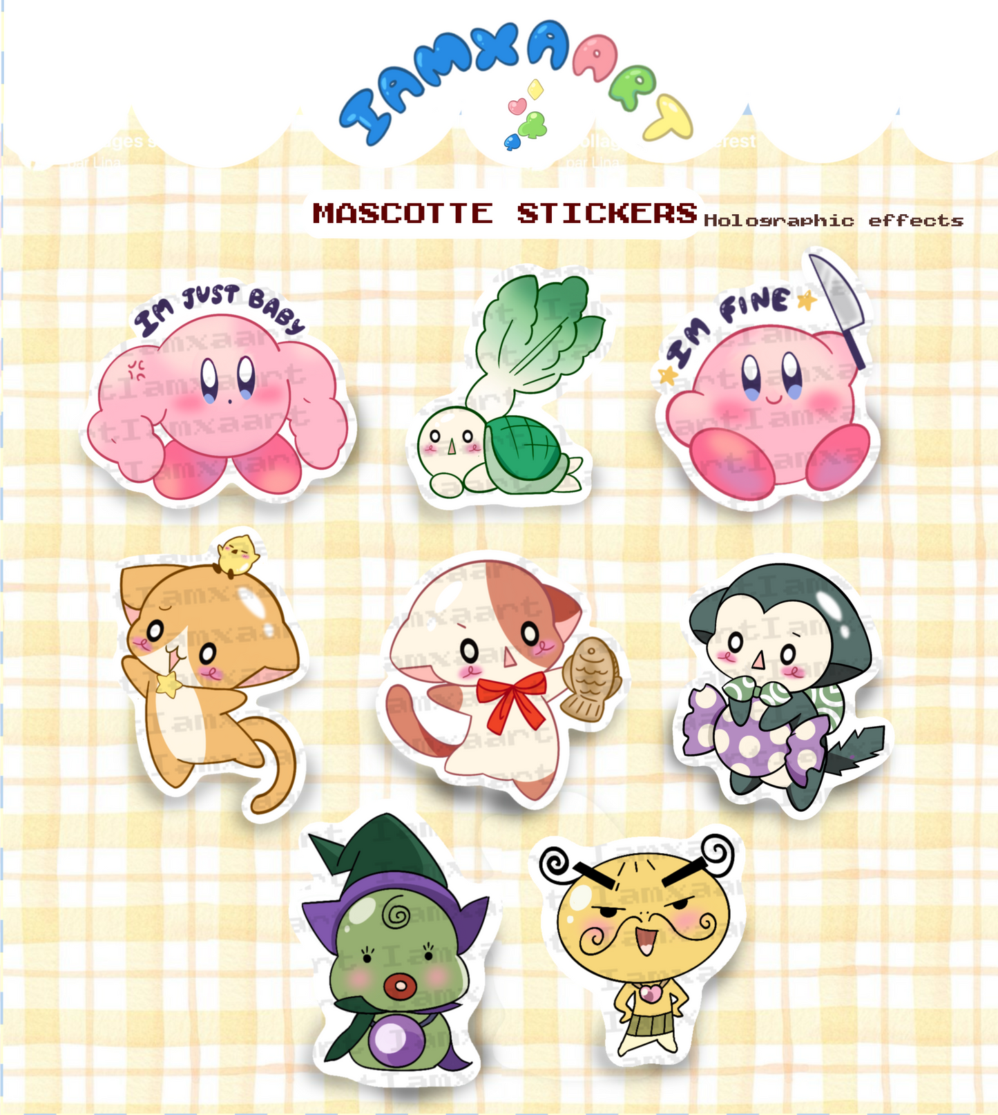 Mascotte stickers