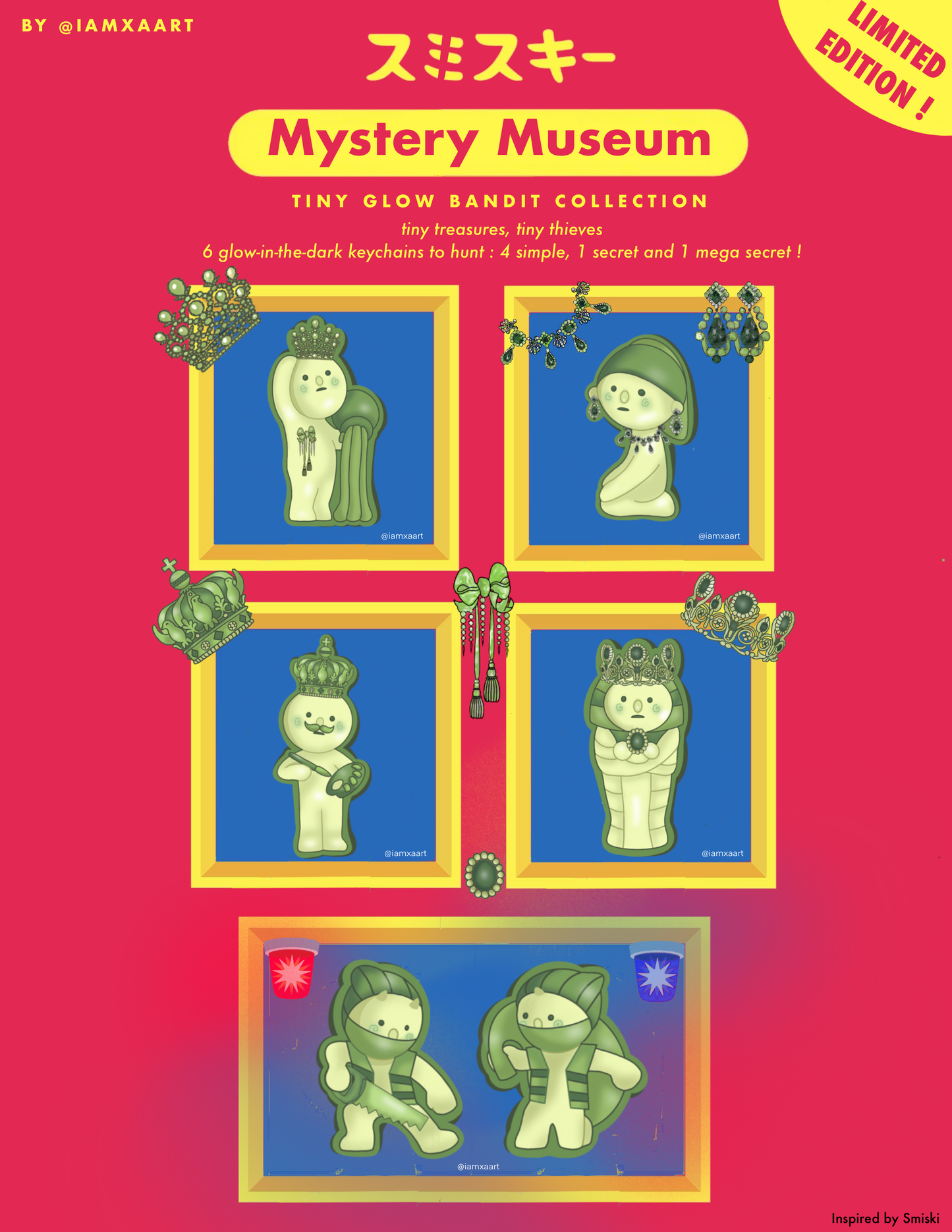 [Précommande] Mystery Museum: Smiski Bandit Collection