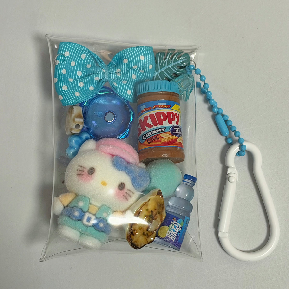 Hello kitty blue trinket pouch