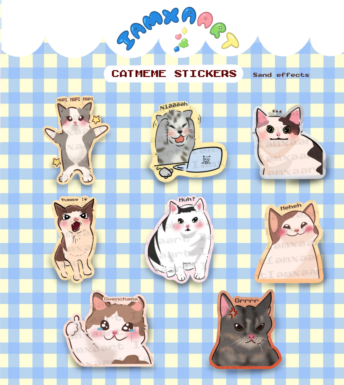 Catmeme stickers