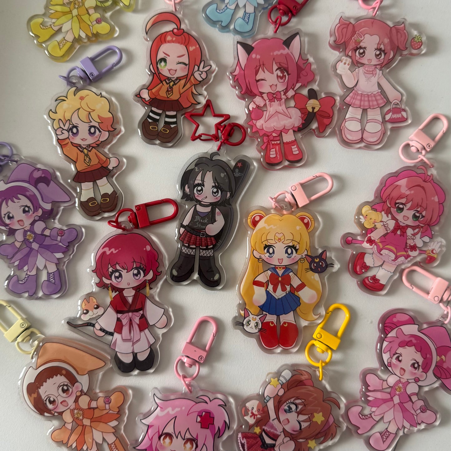 Shojo/magical girls keychain