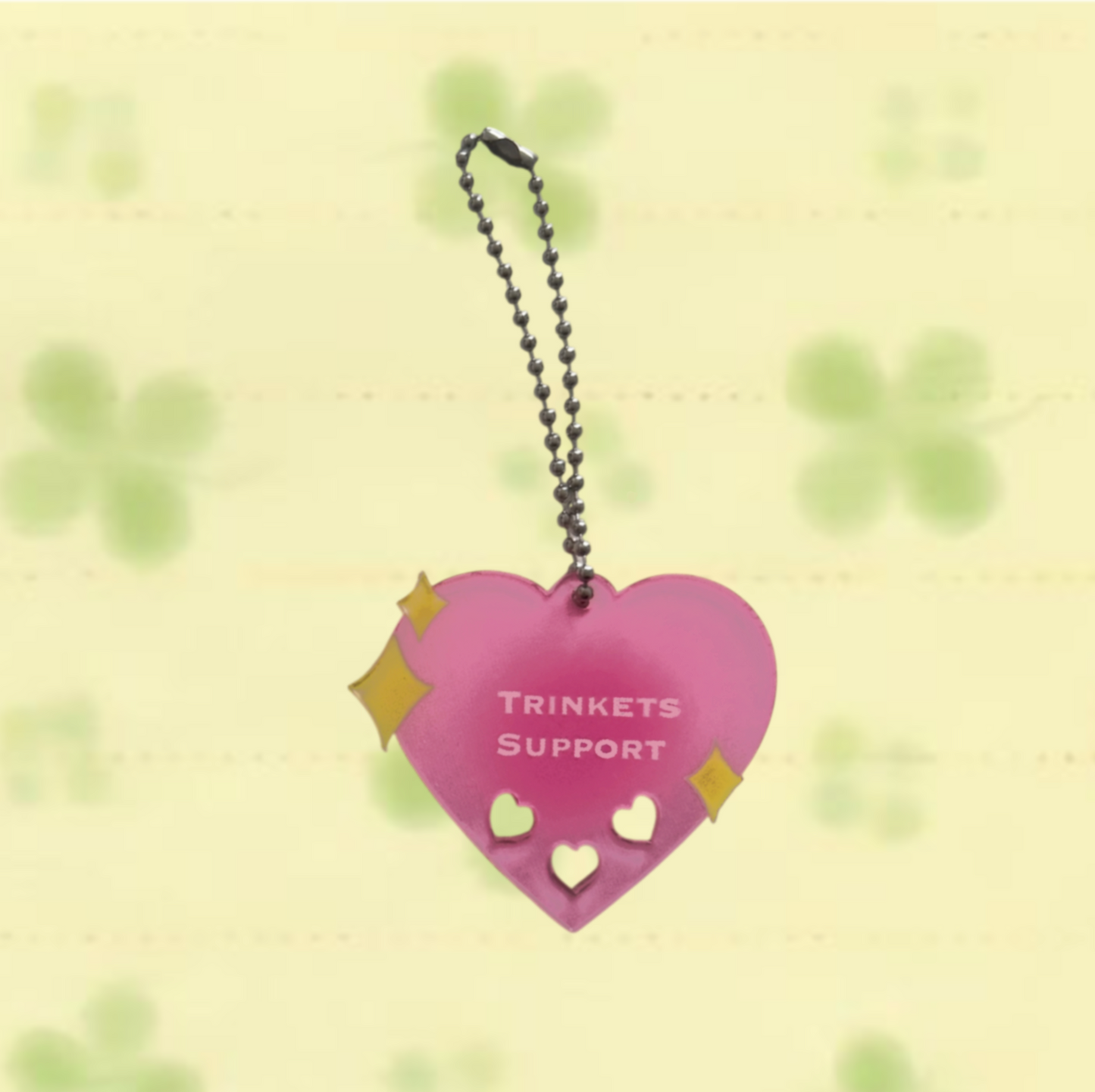 Trinkets holder keychain